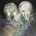 Joyeee nail art magic super shiny laser rainbow chameleon effect mirror chrome nail glitter powder for diy nail make-up nail tips decoration with sponge stock