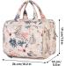 Large Beige Flamingo Toiletry Bag: Full Size Travel Makeup Organizer for Women - Buy Online on SooperMarket.com