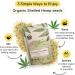 Earth's Basket Organic Shelled Hemp Seeds 250g - High Protein Superfood - Buy Online on SooperMarket.com