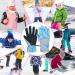 Ausletie Kids Waterproof Winter Snow Gloves - Blue Unicorn | Warm Snowboard Gloves for Girls | Outdoor Ski Gloves for Children - Buy Online on SooperMarket.com