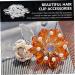 FOMIYES 100 Pcs Hairpin Accessories Applique Bride Flowers 1X1cmx2pcs Silverx2pcs - Buy Online on SooperMarket.com