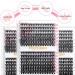 HxyGogo DIY Wispy Clusters Lash Extensions 280 pcs - Natural Look, Reusable Individuals - 30D-40D - Buy Online on SooperMarket.com
