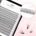Glowing Win Cluster Eyelashes - 228Pcs Natural Individual Lash Extensions (0.07D 20D Mix 8-15mm) for DIY At-Home Applications - Buy Online on SooperMarket.com