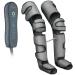 Perfecore Leg Massager with Heat Air Compression Foot Massager for Circulation Muscles Relaxation Adjustable Feet Calves Massager with 3 Pressure Levels & 7 Massager Modes, Large Knee Gray