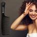ELEXACARE Wide Toothed Curling Comb 24 cm Coarse-Toothed Styler for Curls & Long Hair | Black | International Shipping - Buy Online on SooperMarket.com