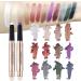 3 Pcs Eyeshadow Stick Set Reddhoon Shimmer Eye Brightener Stick Rotatable C-ream Eye Shadow Pencil Crayon Double Ended Eyeshadow Pencil with Soft Brush for Eye Makeup Set D - Buy Online on SooperMarket.com