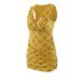 ZUMIY Maternity Nursing Top Pregnant Breastfeeding Shirt Women's Cotton V Neck Ruched Waist Double Layered Tank M Yellow Printing