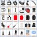 HONGDAK 63-in-1 Action Camera Accessories Kit for GoPro Hero 11/10/9 Black - Waterproof Housing, Silicone Case, Arm Strap, Mounts & More - Buy Online on SooperMarket.com