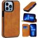 BRART Wallet Case for iPhone 13/13 Pro/13 Pro Max PU Leather Magnetic Protective Flip Case Cover with Credit Card Slot Viewing Stand Shockproof TPU (Color : Yellow Size : 13 mini 5.4") 13 mini 5.4" Yellow - Buy Online on SooperMarket.com