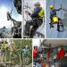 TRSMIMA Thicken Climbing Harness - Adjustable Tree Climbing Belt for Professional Rock Climbing, Fire Rescue, and Outdoor Adventure Activities - Includes Sports Gloves - Buy Online on SooperMarket.com