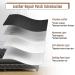 Self Adhesive Leather Repair Patch - 16x60 Inch, Strong Adhesion, Furniture & Car Seat Repair, Black - Buy Online on SooperMarket.com