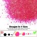 Ceya Chunky Glitter 140g Vibrant Pink Powder for Nail Art, Hair, Epoxy Resin, Tumblers & More - Buy Online on SooperMarket.com
