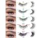 10 Styles Variety Pack Faux Mink Lashes 12mm-14mm - 10 Pairs Natural Look False Eyelashes - Handmade, Reusable, 3D Wispies for Small Faces - EMEDA - Buy Online on SooperMarket.com