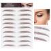 ANKROYU 10 Types Professional Eyebrow Stickers - Natural Brown Transfer Stickers for Women | Perfect Eyebrow Solution - Buy Online on SooperMarket.com