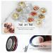 Canvalite Nail Art Brush Set - 5 Pc Gel Nail Decoration Tools Dotted Pen Rhinestones & Gold Leaf for Salon & Home Use - Buy Online on SooperMarket.com
