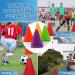 Win SPORTS Training Plastic Traffic Cones Set - 24 Pack 7 Inch Indoor Outdoor Agility Cones - Soccer Sports Equipment for Kids - Buy Online on SooperMarket.com
