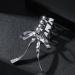 Teksome Bow Hairpin Set Retro Metal Bowknot Barrette | Single and Double Ponytail Bow Hair Clips for Women Girls Adults All Ages Kids Silver - Buy Online on SooperMarket.com