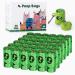 Nestling Poo Bags for Dog Waste 540 Dog Poop Bags Super Strong 100% Leak Proof Biodegradable Dog Poo Bags with Dispenser (Green) 1 count (Pack of 540)