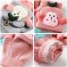 Kids Winter Warm Half Finger Mittens | Cartoon Knitted Gloves 1-5 Years | Blue - Buy Online on SooperMarket.com