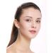 WIG ME UP - CXT-009-006 Hairband headband braided traditional costume 1cm narrow brown braid
