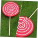 Alipis 4 Pcs Fake Lollipop Props Decor Christmas Lollipop Props Giant Prop Giant Candy Peg with Hook Realistic Candy Props Kid Toys Lollipop Cake Decorations Child Wooden Ornaments Drinks - Buy Online on SooperMarket.com
