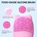 Electric Face Scrubber Silicone Facial Cleansing Brush for Deep Cleanning Exfoliating Waterproof Rechargeble|Vibrating|Massager (Pink) - Buy Online on SooperMarket.com
