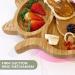 Eco Health Bamboo Baby Plate with Suction Cup - Non-Toxic & Cool to Touch - Ideal for Baby Weaning - Cat Plate (Blue) - Buy Online on SooperMarket.com