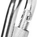 Buy Com-Four 12x Heavy-Duty Screw Carabiner Hooks - 260 kg Load Capacity - Ideal for High Stress - Set of 12 (90 x 9 mm) - International Shipping Available - Buy Online on SooperMarket.com