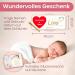 Gl cksgut Rattierorch Baby Pink 100 cm | 5-Part Birth Stork Set with Name Tag Greeting Card & Pen | Perfect Birth Gift for Baby Girls | Indoor & Outdoor Decoration - Buy Online on SooperMarket.com