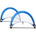 Amazon Basics Pop-Up Soccer Goal Net Set with Carrying Case - 2.5 Feet, Blue