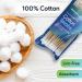 Buy 50 Biodegradable Long Cotton Swabs - Eco-Friendly 8 Inch Q Tips for Eyes Ears & Makeup - Lint Free Birchwood & Cotton - Buy Online on SooperMarket.com