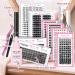 Cluster Lashes 72 Pcs Lash Clusters DIY Eyelash Extension Individual Cluster Eyelashes Tender Style Self-Application Fluffy Super Thin Band Reusable Soft & Comfortable(Tender-D-8-16mix) 8-16 mix Tender - Buy Online on SooperMarket.com