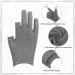 Lilbitty Cotton Gloves for Dry Hands - 3 Pairs Moisturizing Overnight Gray Gloves for Soft Skin - Buy Online on SooperMarket.com