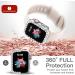 Bling Bumper Case Compatible with Apple Watch Series 6 5 4 Se 44mm Diamond Protective Face Cover for Women Hard PC Frame Protector for iWatch 44mm Silver Silver 44mm - Buy Online on SooperMarket.com