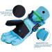 Kids Winter Gloves | Waterproof Snow Ski Gloves for Boys Girls | Blue Green | Size S (4-6 years) - Buy Online on SooperMarket.com