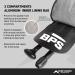BPS 'Deluxe' SUP Paddle Bag - 2-Piece or 3-Piece in Black - Shoulder Strap for Easy Carry - Protect Your Paddle on the Go - Buy Online on SooperMarket.com