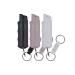 SABRE Pepper Spray, Maximum Police Strength OC Spray, Quick Release Keychain for Easy Carry and Fast Access, Finger Grip for More Accurate and Faster Aim, 25 Bursts, Secure and Easy to Use Safety Multi Color 3 Pack
