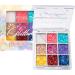 MIESCHER Colorful Glitter Eyeshadow Palette - 9 Shimmer Colors | Waterproof & Long Lasting Professional Eye Makeup - Buy Online on SooperMarket.com