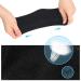 Soft Gel Heel Socks for Dry Hard Cracked Skin - Moisturizing Day/Night Care - 3 Pairs (Black) | Ventilated Open Toe Design - Buy Online on SooperMarket.com
