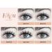 D Curl Cluster Lashes Kit - 14 Pairs / 196 PCS DIY Eyelash Extension Segments (Devil 02-D) - Buy Online on SooperMarket.com