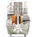 Birthday Gifts Bath and Body Grooming Self Care Baskets Rosemary Peppermint Birthday Gifts for Dad Husband Him Boyfriend Spa Basket with Pheromone Perfume Foam Soap Beard Brush & More