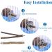 Mogoko 4 Pcs Bird Perches - Natural Wood Parrot Stand for Conure, Budgie, Parakeet - Cage Accessories and Toys - Platform Style 2 - Buy Online on SooperMarket.com