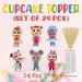 Seyal Cry Babies Cupcake Topper Seyal Cry Babies Cupcake Decoration - Buy Online on SooperMarket.com