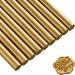15 Pieces Glue Gun Sealing Wax Sticks for Retro Vintage Wax Seal Stamp and Letter Great for Wedding Invitations Cards Envelopes Snail Mails Wine Packages Gift Wrapping (Bronze)