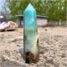 Natural Caribbean Calcite Crystal Hexagon Wand Single Point Sky Blue Stone Tower for Decoration 1pc (Size : 200-250g) - Buy Online on SooperMarket.com