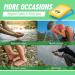 B BLOOMOAK 200pcs Portable Travel Hand Washing Paper Soap Sheets | Skin Friendly Disposable | Water Soluble | Ideal for Camping, Hiking & Christmas Stocking Stuffer | 200 Piece Assortment Mixture - Buy Online on SooperMarket.com