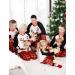 PatPat Family Matching Christmas Pajamas Set - Tree Snowflake & Letters Print Sleepwear in Red/Black | Kids 3-4 Years - Buy Online on SooperMarket.com