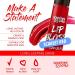 Red & Black Lip Gloss - Luxurious Vibrant Color with Full Coverage and Shiny Finish - Buy Online on SooperMarket.com