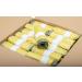 Extra strong yellow bags - recycling bag with drawstring 90 liters 22 material thickness - yellow bag (40 rolls) 40 pieces (1 pack)