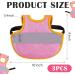 3 Pcs Adjustable Reflective Hen Vest Set - Chicken Harness & Saddle Aprons for Feather Protection - Ideal for Duck, Goose, Poultry, Dog - Pink - Buy Online on SooperMarket.com
